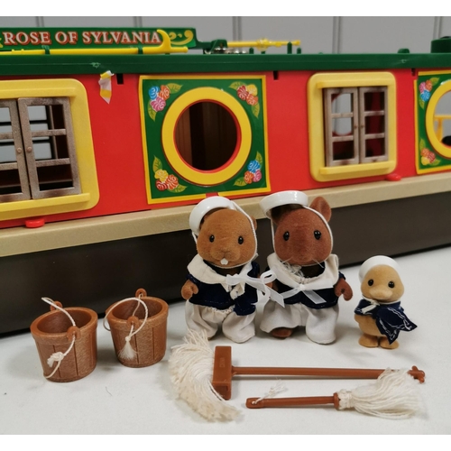 4234 - Sylvanian Families Canal Boat.  Manufacturer/Model No: Tomy 3036.  Appears complete with some additi... 