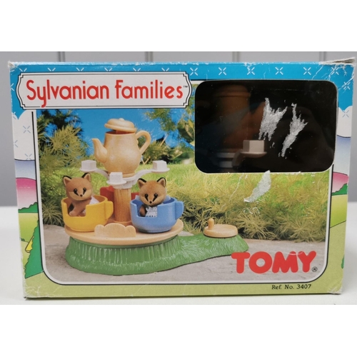 4294 - Sylvanian Families Carrie & Danny's Carousel Set.  Manufacturer/Model No: Tomy 3407.  Unchecked for ... 