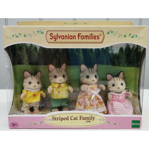 4346 - Sylvanian Families Striped Cat Family.  Manufacturer/Model No: Epoch 5180.  Unchecked for completene... 