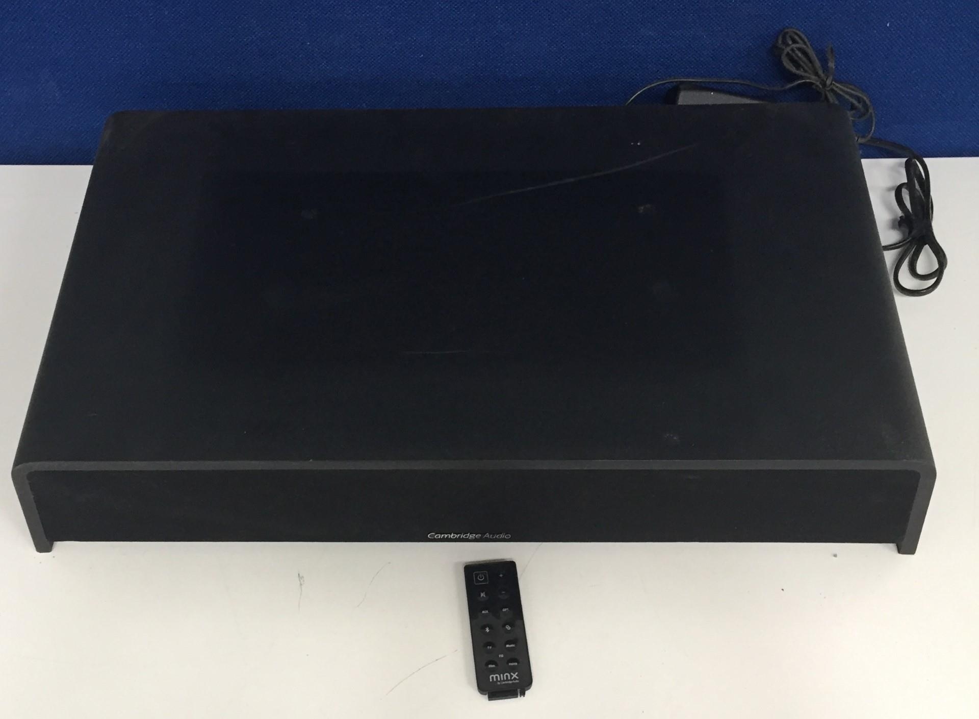 A used 'Cambridge Audio Minx TV' Complete with remote