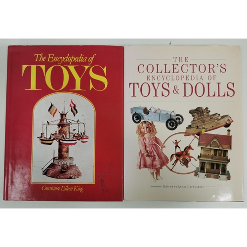 2528 - A collection of nine toy reference books. To include 'The Encyclopedia of Toys'; 'Collecting Toys fo... 