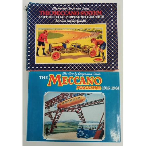 2530 - A selection of six 'Meccano' reference books & publications. To include 'The Meccano System', 'The M... 