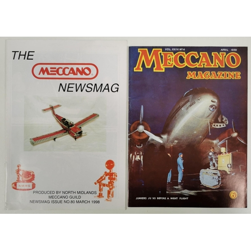 2530 - A selection of six 'Meccano' reference books & publications. To include 'The Meccano System', 'The M... 