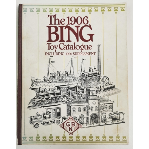 2532 - Two vintage 'Bing' model railway books. To include 'The 1906 Bing Toy Catalogue' & 'Bing's Table Rai... 