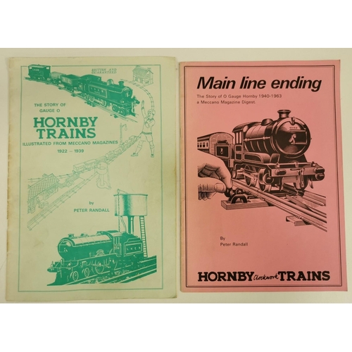 2534 - A selection of various Hornby Trains items. To include three reference books, three booklets & a pla... 