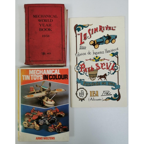 2541 - A collection of seventeen metal & mechanical toy related books & one booklet. To include 'British Ti... 