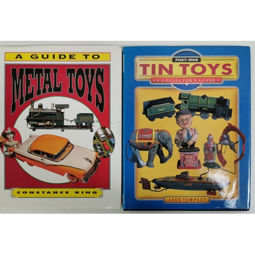 2541 - A collection of seventeen metal & mechanical toy related books & one booklet. To include 'British Ti... 