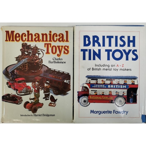 2541 - A collection of seventeen metal & mechanical toy related books & one booklet. To include 'British Ti... 