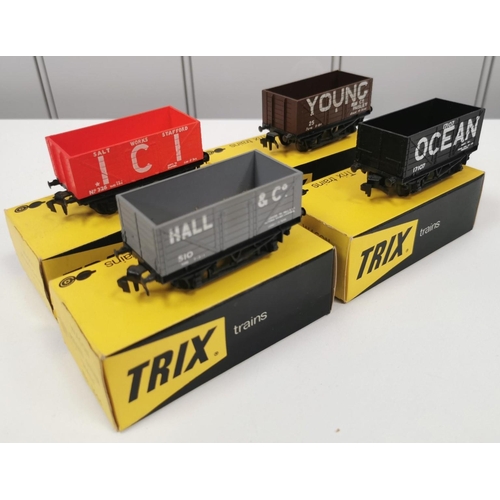 2707 - Trix Trains OO gauge Private Owner Wagons (x8). Model no's 1649; 1657; 1658; 1659; 1661; 1662; 1664 ... 