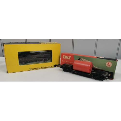 2708 - A collection of eight, Trix Trains OO gauge models. To include 0-6-2 56XX Class Tank Loco(6664), fiv... 