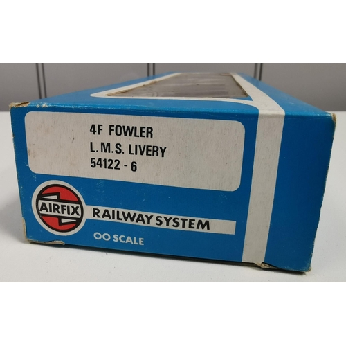 2718 - A boxed, Airfix Railway System, OO scale locomotive - 4F Fowler L.M.S. Livery. Model no. 54122-6. Ap... 