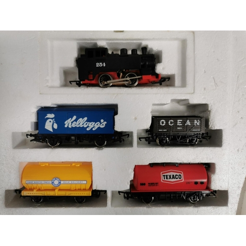 2767 - A vintage, boxed Hornby Rail Freight part-set. Set includes engine & rolling stock, but without trac... 