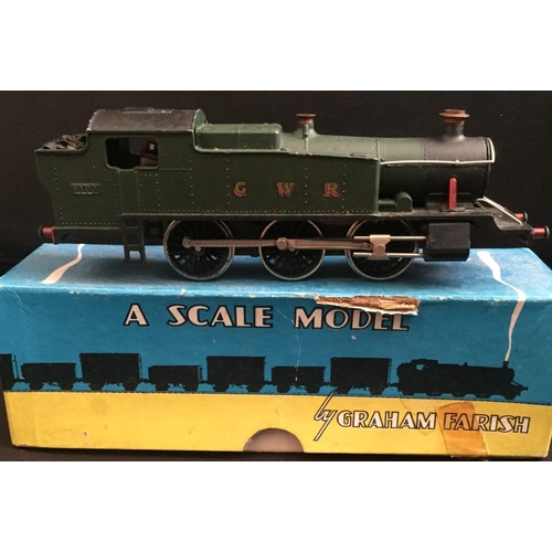 2797 - A collection of two boxed Locomotives & three boxed wagons, by Graham Farish. To include G.W.R. & L.... 