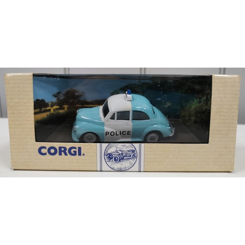 2207 - A boxed, 1:43 scale, 'Corgi Classics' Morris Minor saloon, 'Merthyr Tydfil'. Model no. 96759.