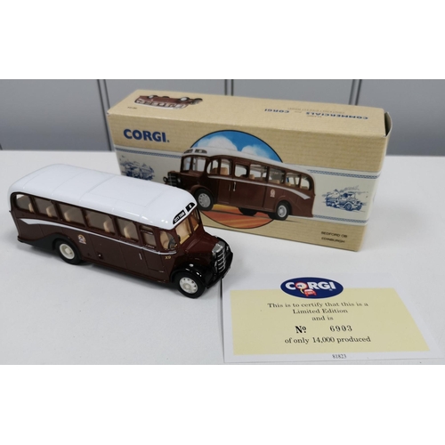 2213 - Corgi 98164 1:50 Scale Bedford OB coach - 'Edinburgh'. Limited edition 6903/14000.