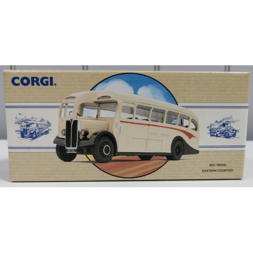 2215 - Corgi 98161 1:50 Scale AEC Regal - Eastern Counties coach. Limited edition 7267/14000.