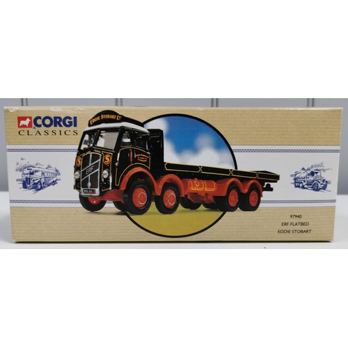 2217 - Corgi 97940 1:50 Scale ERF Flatbed - Eddie Stobart. Limited edition 4389/6000.