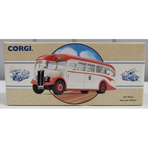 2222 - Corgi 98162 1:50 Scale AEC Regal coach - Wallace Arnold. Limited edition 1099/14000.