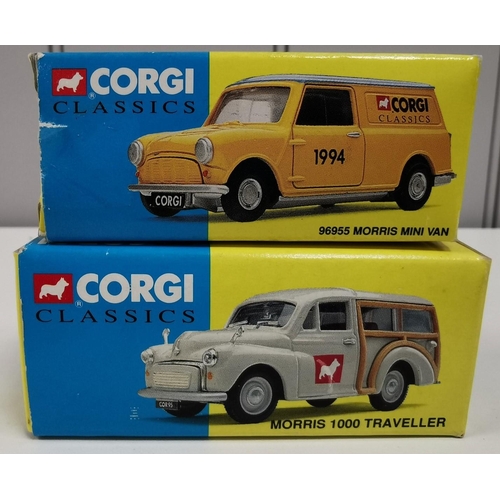 2224 - Corgi Collector Club Models for 1994 & 1995. To include Morris Mini Van, model no.96955, limited edi... 