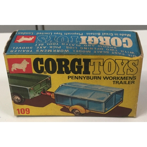 2235 - Corgi 109 - 'Pennyburn Workmens Trailer'. Complete with original box. Model in an excellent conditio... 