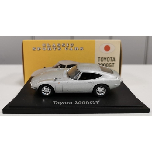 2121 - A collection of four, boxed, 1:43 scale 'Atlas Editions' Classic Sports Cars. To include Triumph Spi... 