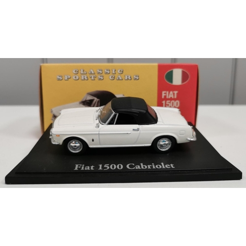 2121 - A collection of four, boxed, 1:43 scale 'Atlas Editions' Classic Sports Cars. To include Triumph Spi... 