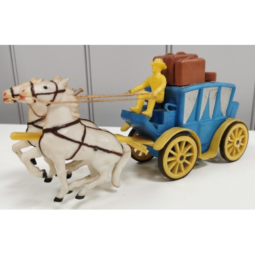 2369 - A boxed, 1960's 'Fairylite' Stagecoach, with friction drive & trotting horses. Tested & appears in g... 