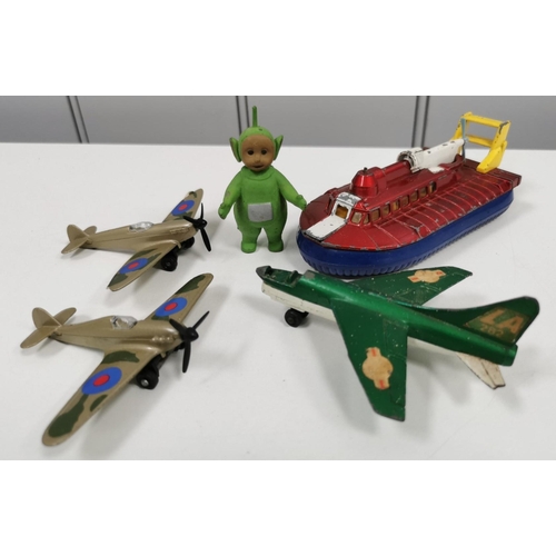 2371 - A selection of model vehicles including Corgi Cameo & Lledo motor vehicles, three aeroplanes, hoverc... 