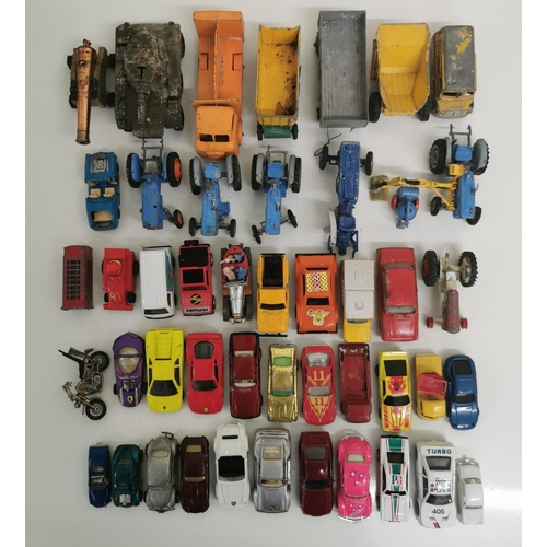 2321 - A collection of approx. forty-six unboxed/playworn diecast vehicles, by various manufacturers. To in... 