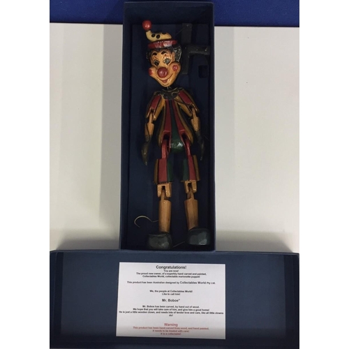 1920 - A Collectables World Mr Boboe wooden marionette/puppet. Australian designed, hand carved and painted... 