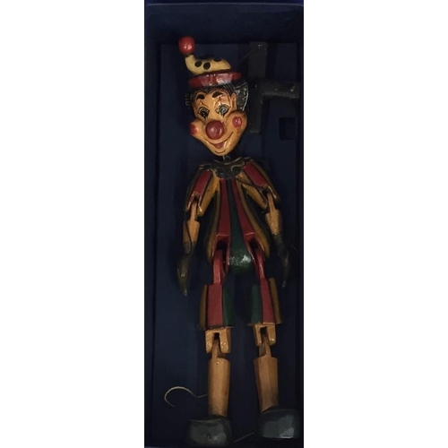 1920 - A Collectables World Mr Boboe wooden marionette/puppet. Australian designed, hand carved and painted... 