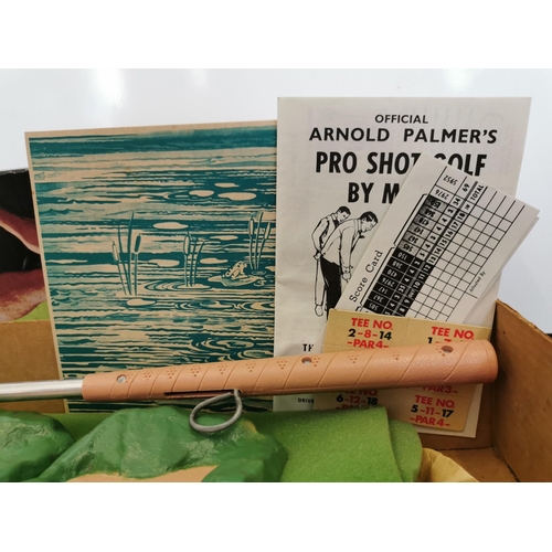 1818 - A boxed, vintage 'Arnold Palmer's Pro Shot' golf game, by Marx & Co.