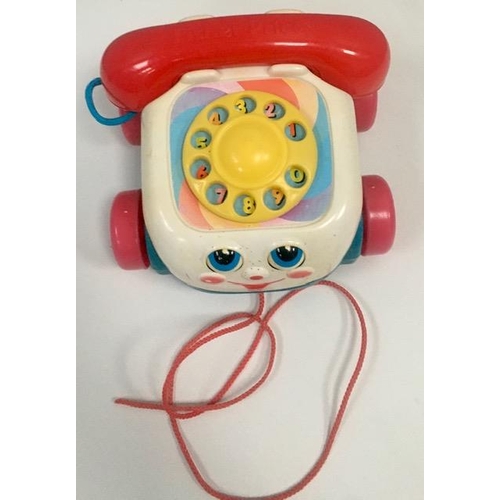 1849 - A vintage 'Fisher Price' pull-along play phone.