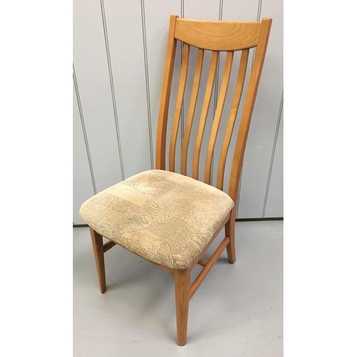 1020 - A set of four Ercol 'Canterbury' high-backed dining chairs. Dimensions(cm) H106(47 to seat), W50, D6... 