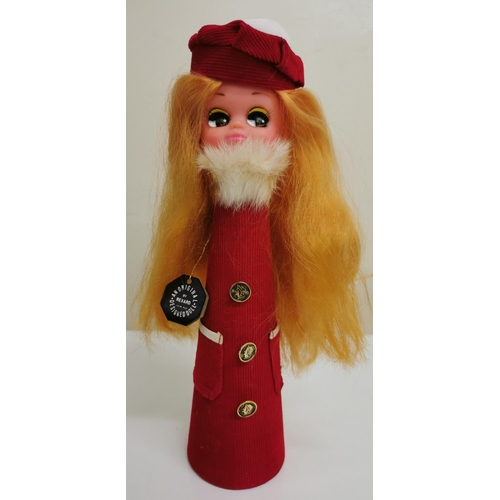 1507 - A boxed Rexard 'Claire' Christmas tree topper doll in red Christmas outfit.