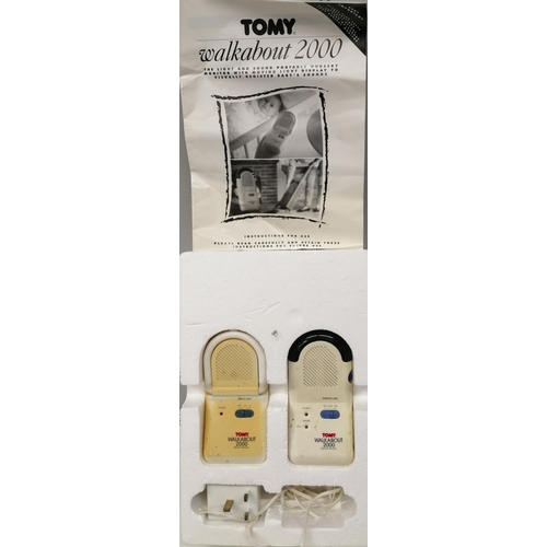 1553 - A boxed 'Tomy - Walkabout 2000' baby monitor. Complete with instructions & one DC Adaptor. PAT Test ... 