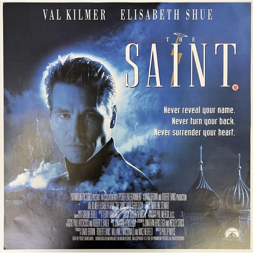 2663 - An unframed movie poster of the film 'The Saint'. 42cm x 42cm