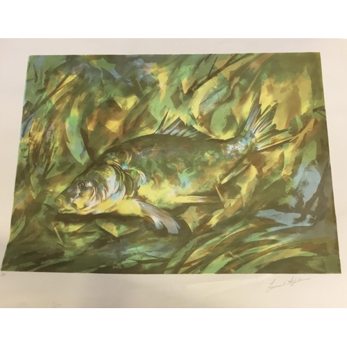 293 - A limited edition 'Carp' print, by Leonard Applebee (1914-2000), dated February 1971 & signed by the... 