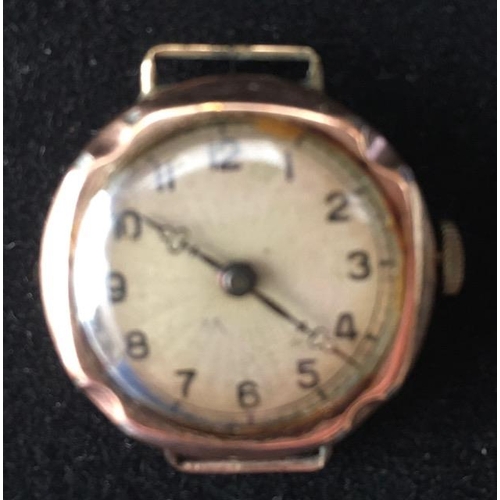 392 - A vintage 'Lucerne' pendant watch (tested & appears in working order), together with an older copper... 