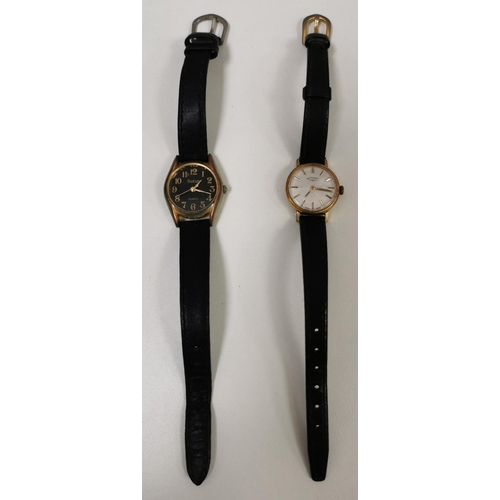 396A - A vintage, boxed ladies 'Rotary' watch (wind-up, stamped 588), together with another by 'Sutus' (bat... 