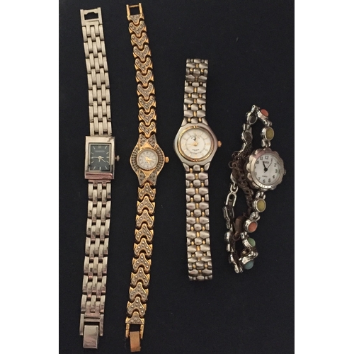 400 - A collection of four, vintage ladies wristwatches. To include 'Beverley Hills Polo Club', 'Pure', 'S... 