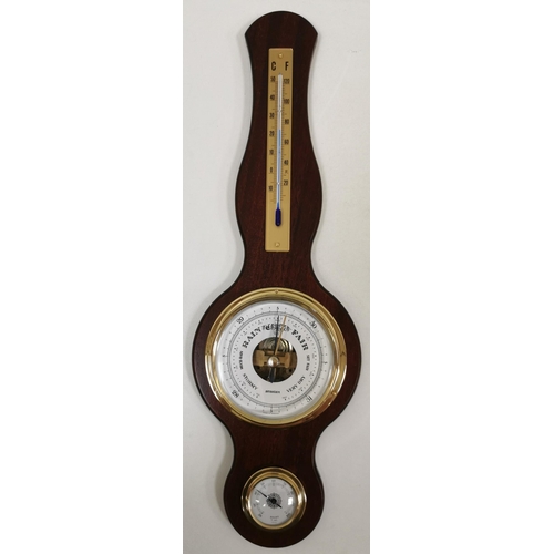 403A - A contemporary, unused wall barometer/hygrometer, by 'Staiger'. height 44cm.