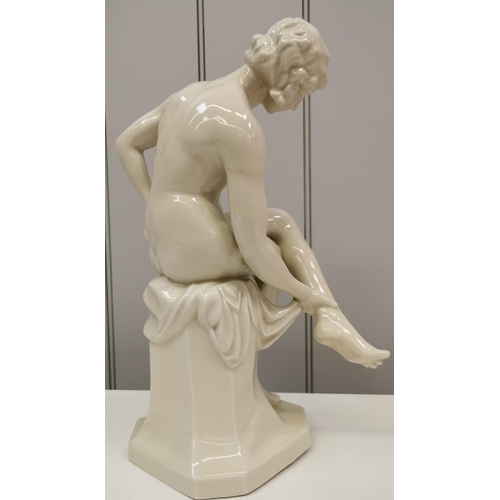 538 - 'Neu Tettau Gerold - Lady in Decadence' large nude female figurine. Ref no. 5514, circa 1920-1937. D... 