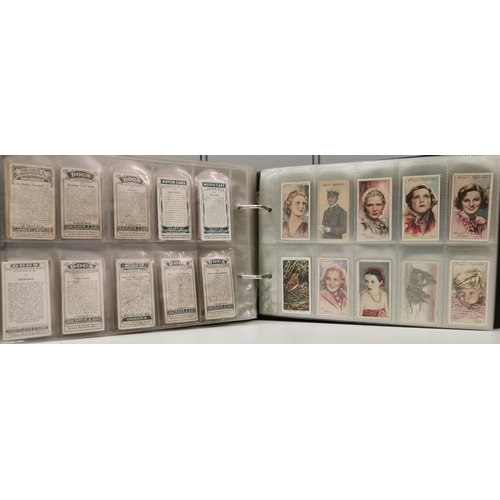 1613 - A collector's album of cigarette cards. To include WD & HO Wills - 'Cricketers'; John Player & Sons ... 