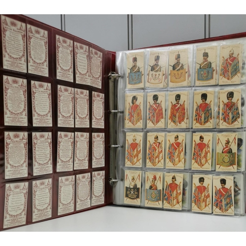 1615 - A collector's album of cigarette & tea cards. To include: Players Cigarettes - 'Military Series of R... 