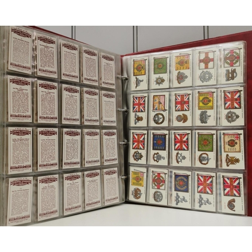 1615 - A collector's album of cigarette & tea cards. To include: Players Cigarettes - 'Military Series of R... 