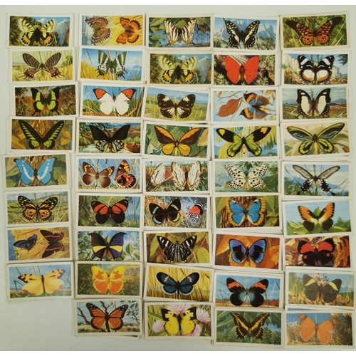 1619 - A large collection of tea cards. To include: Brooke Bond Tea - 'Wild Birds In Britain', 'Famous Peop... 