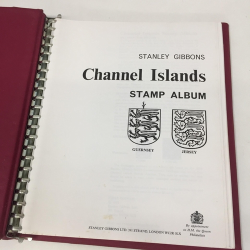 1628 - A partially-completed Stanley Gibbons 'Channel Islands' stamp album. Stamp dates 1950's onwards.