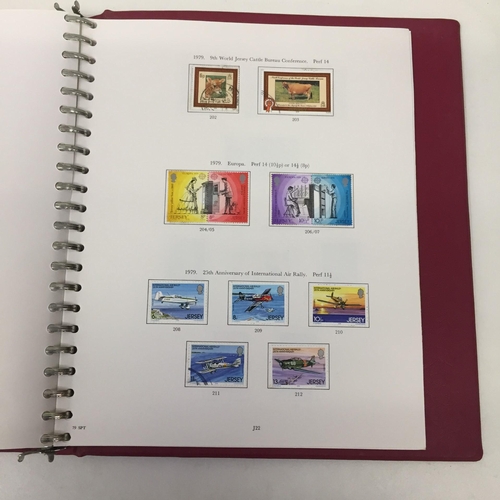 1628 - A partially-completed Stanley Gibbons 'Channel Islands' stamp album. Stamp dates 1950's onwards.