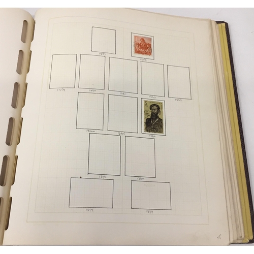 1629 - A partially-completed stamp album, devoted to Spanish Stamps 1950 - 1967.